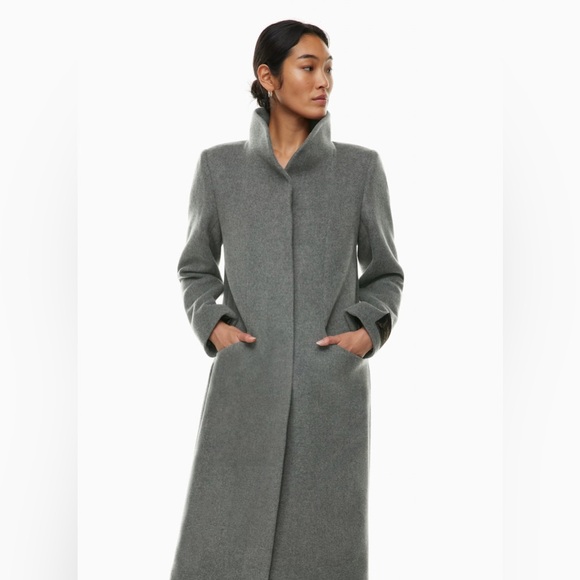 Aritzia Cocoon Long Coat Wool Cashmere size S - Picture 2 of 16